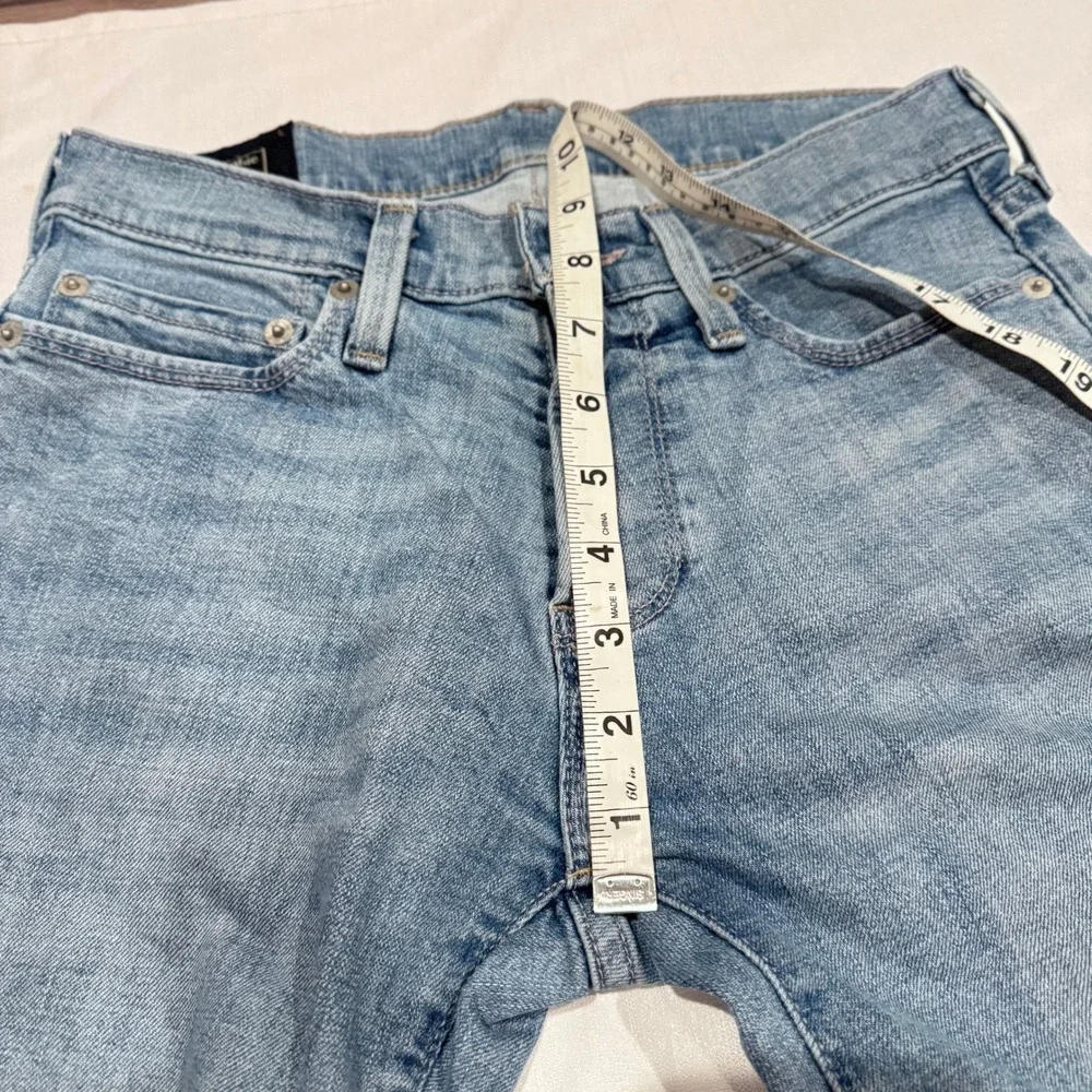 Abercrombie & Fitch Jeans Mens 26x30 Distressed Light Wash Slim Stretch Grunge